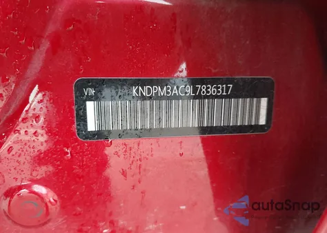 2020 Kia Sportage Lx z USA, uszkodzony, nr VIN KNDPM3AC9L7836317